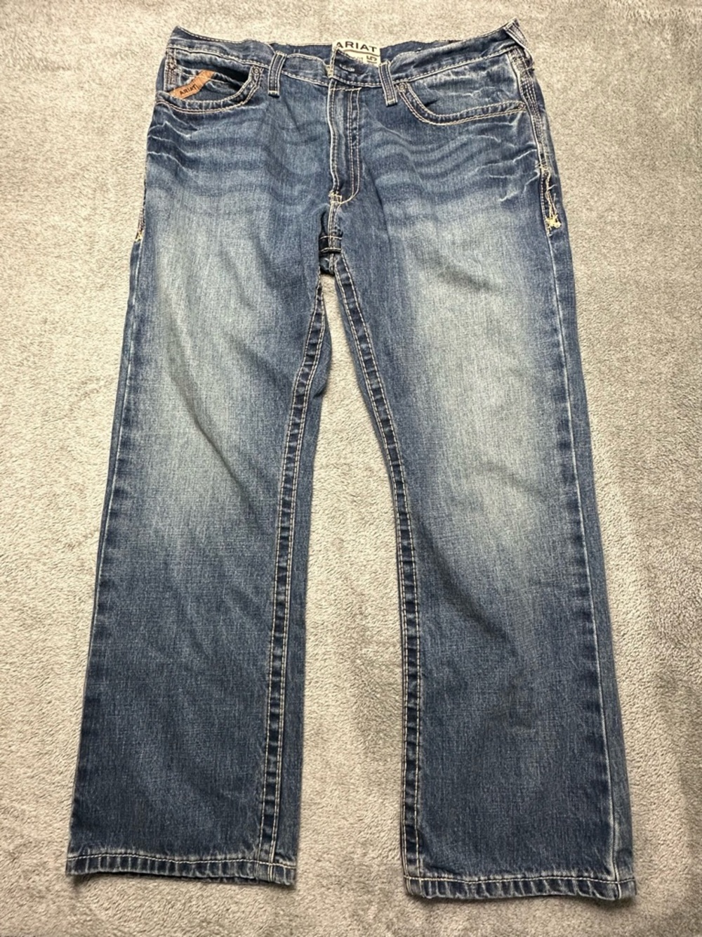 Ariat Men’s Faded Blue Straight Jeans